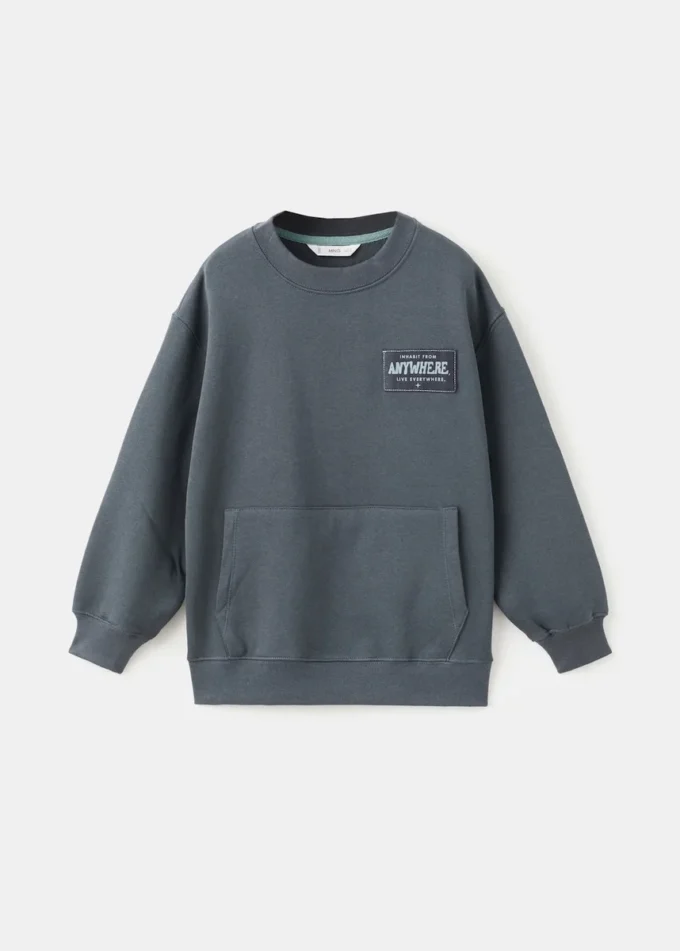 Felpa in cotone stampato Felpa in cotone stampato