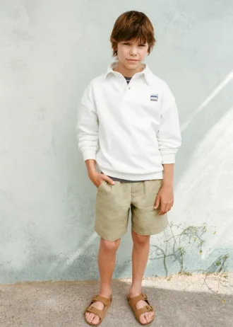 Bermuda in misto lino