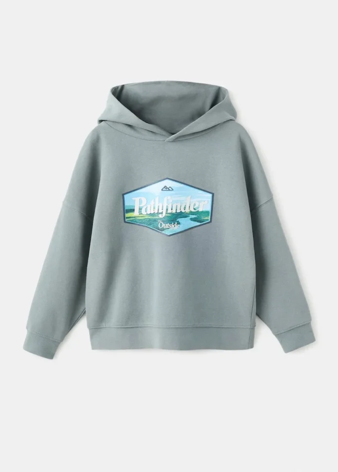 Felpa in cotone stampato Felpa in cotone stampato