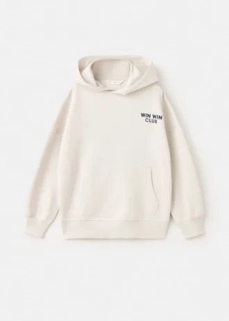 Felpa in cotone stampato