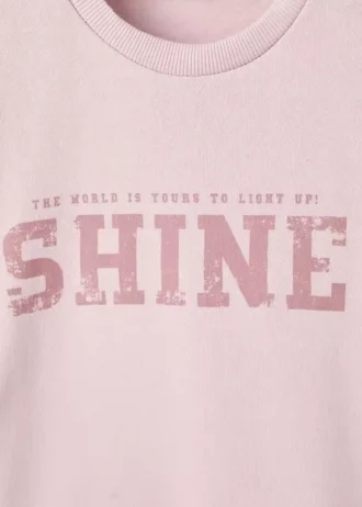 Felpa in cotone stampato