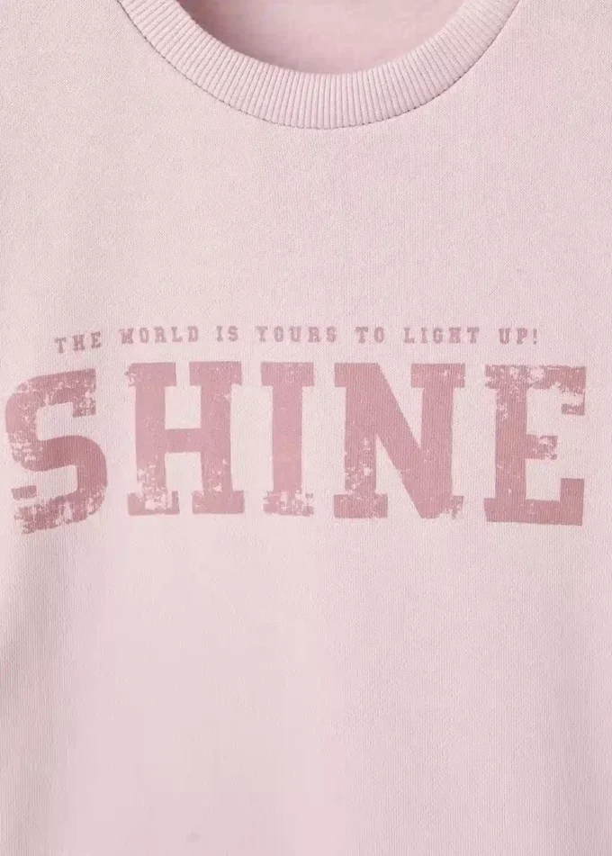 Felpa in cotone stampato Felpa in cotone stampato