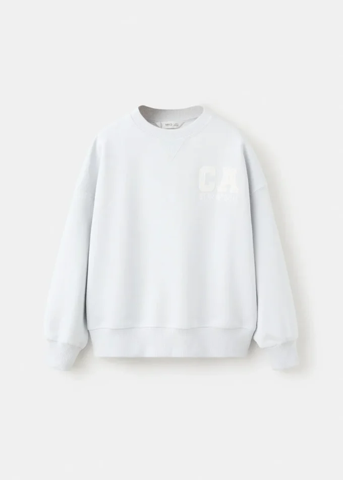 Felpa in cotone stampato Felpa in cotone stampato