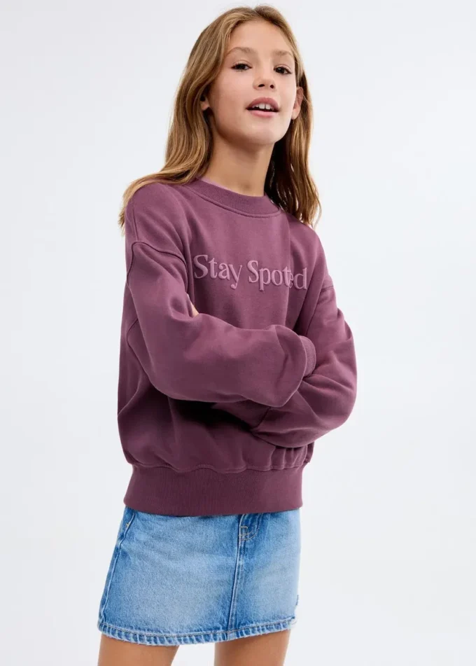 Felpa in cotone stampato Felpa in cotone stampato