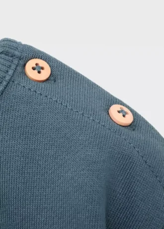 Felpa in cotone stampato