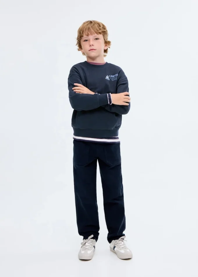 Felpa in cotone stampato Felpa in cotone stampato