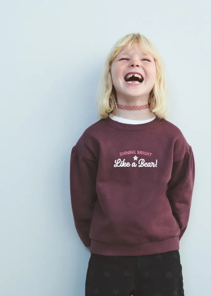 Felpa in cotone stampato Felpa in cotone stampato