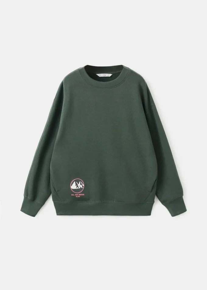 Felpa in cotone stampato Felpa in cotone stampato