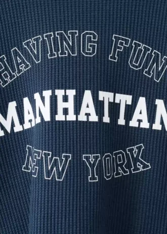 Felpa in cotone stampato