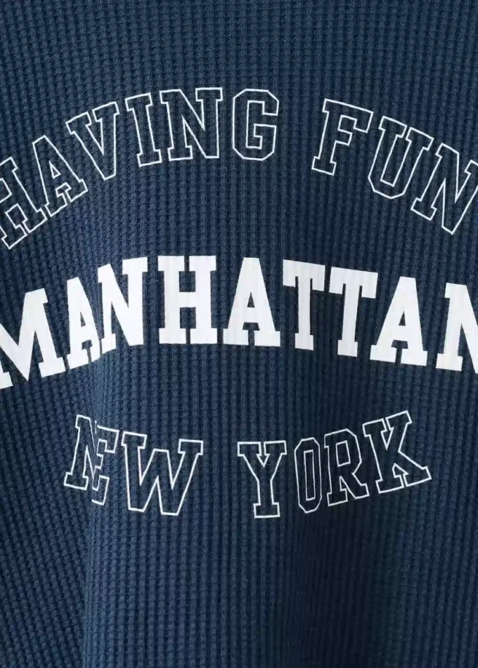 Felpa in cotone stampato Felpa in cotone stampato