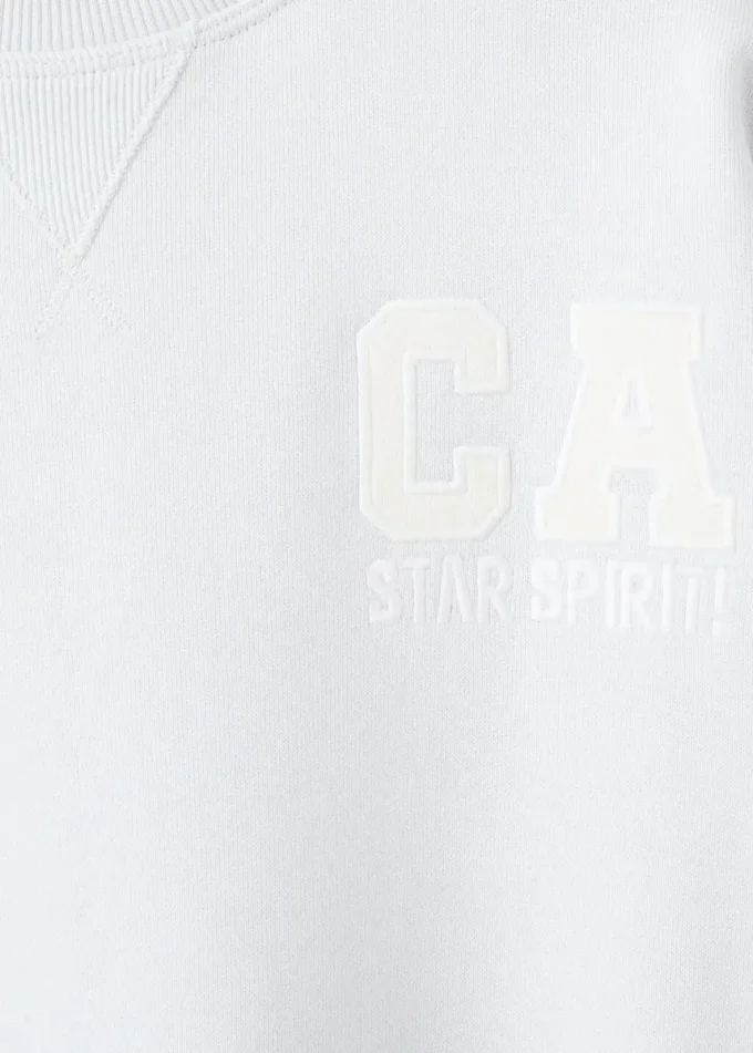 Felpa in cotone stampato Felpa in cotone stampato