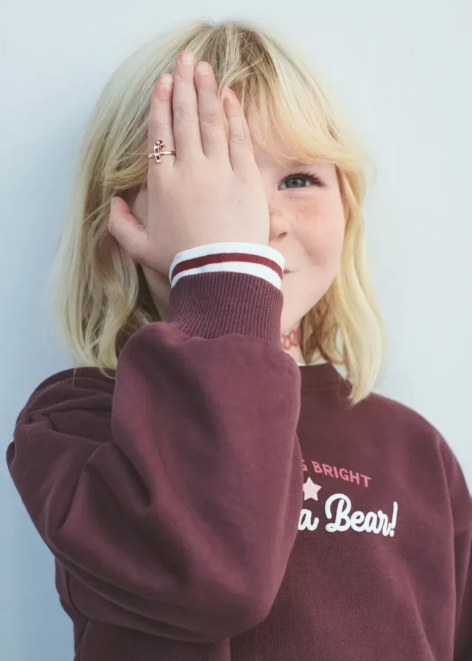 Felpa in cotone stampato Felpa in cotone stampato