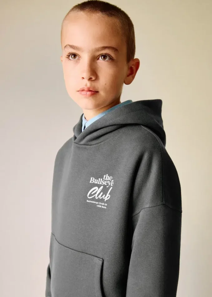 Felpa in cotone stampato Felpa in cotone stampato