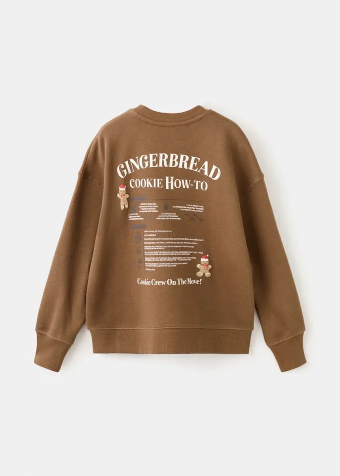 Felpa in cotone stampato Felpa in cotone stampato