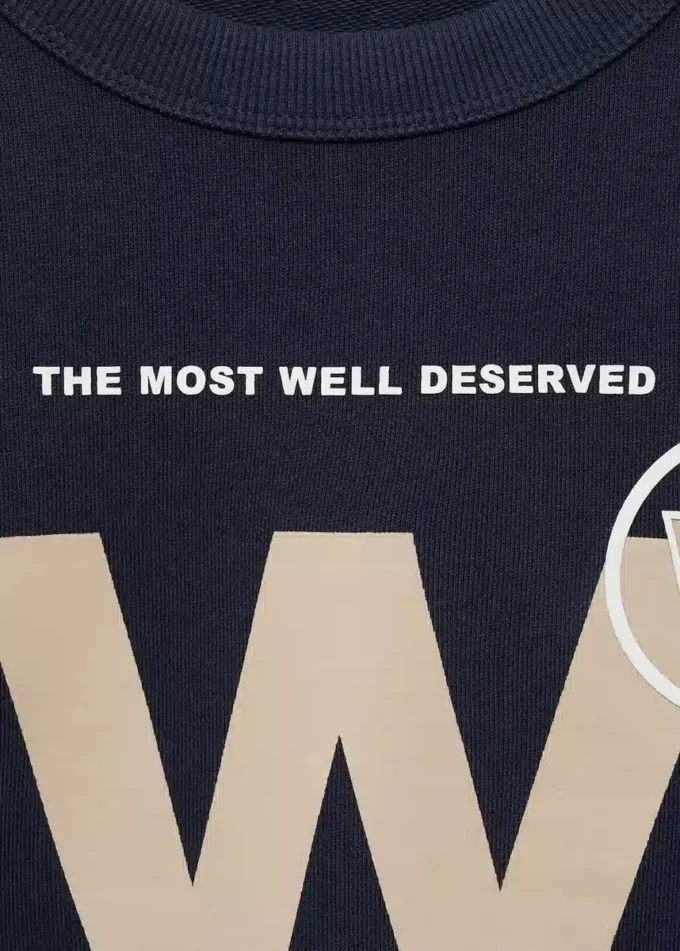 Felpa in cotone stampato Felpa in cotone stampato