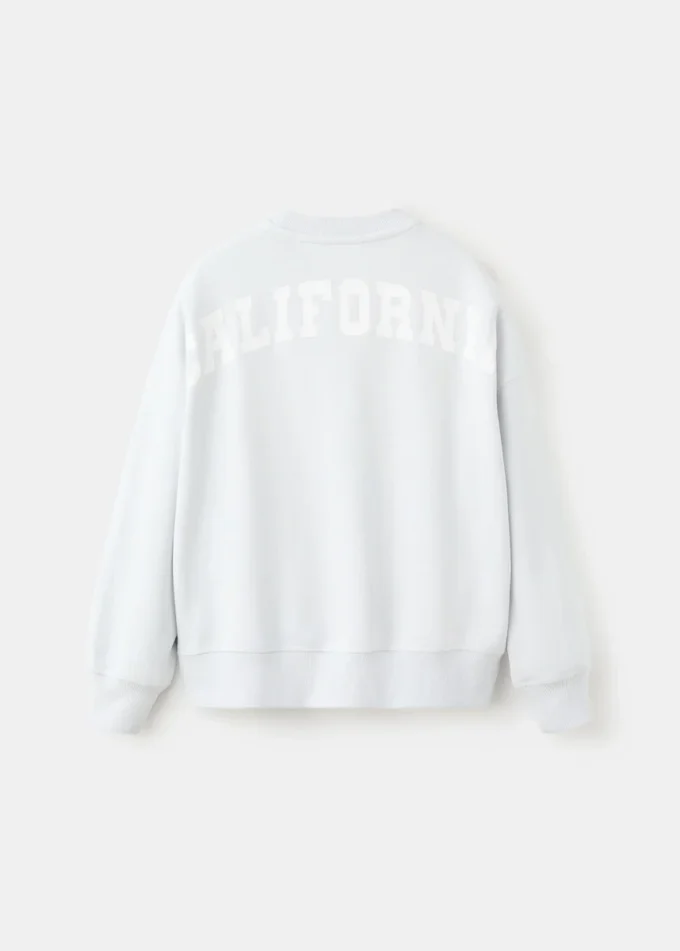 Felpa in cotone stampato Felpa in cotone stampato