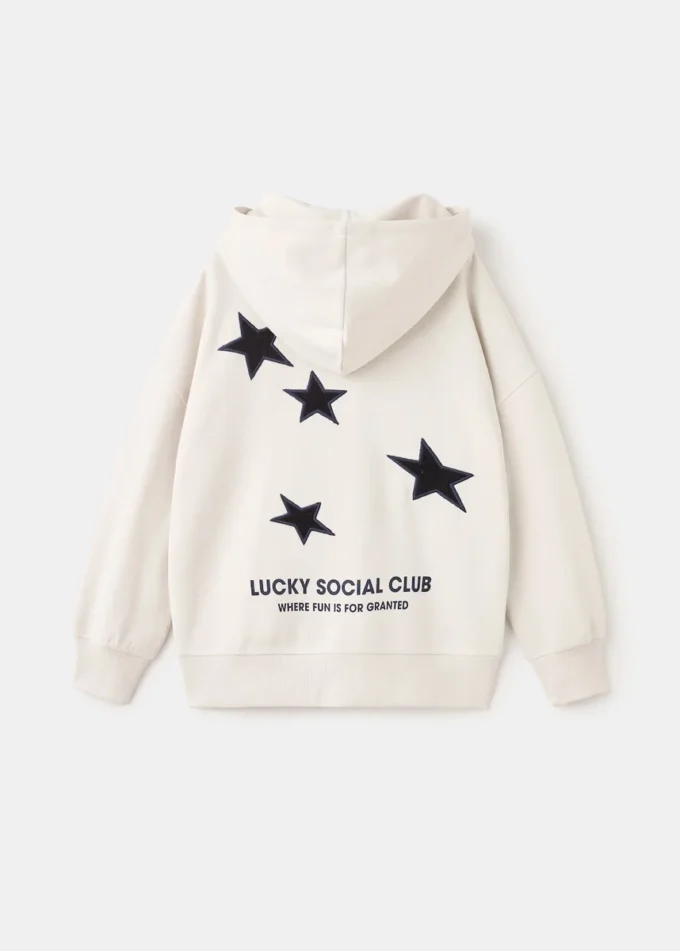 Felpa in cotone stampato Felpa in cotone stampato