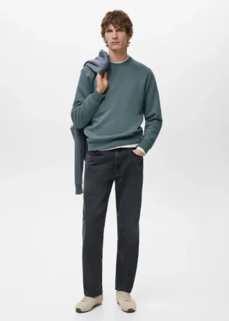 Felpa in cotone vestibilità regolare