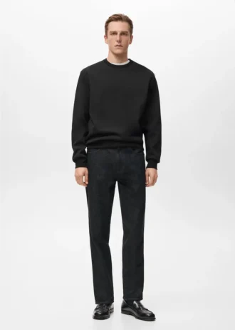 Felpa in cotone vestibilità regolare