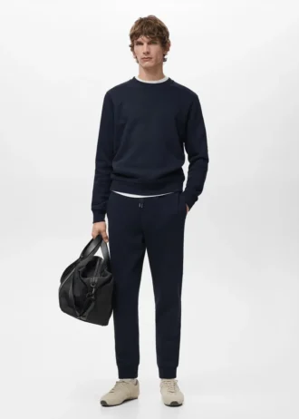 Felpa in cotone vestibilità regolare