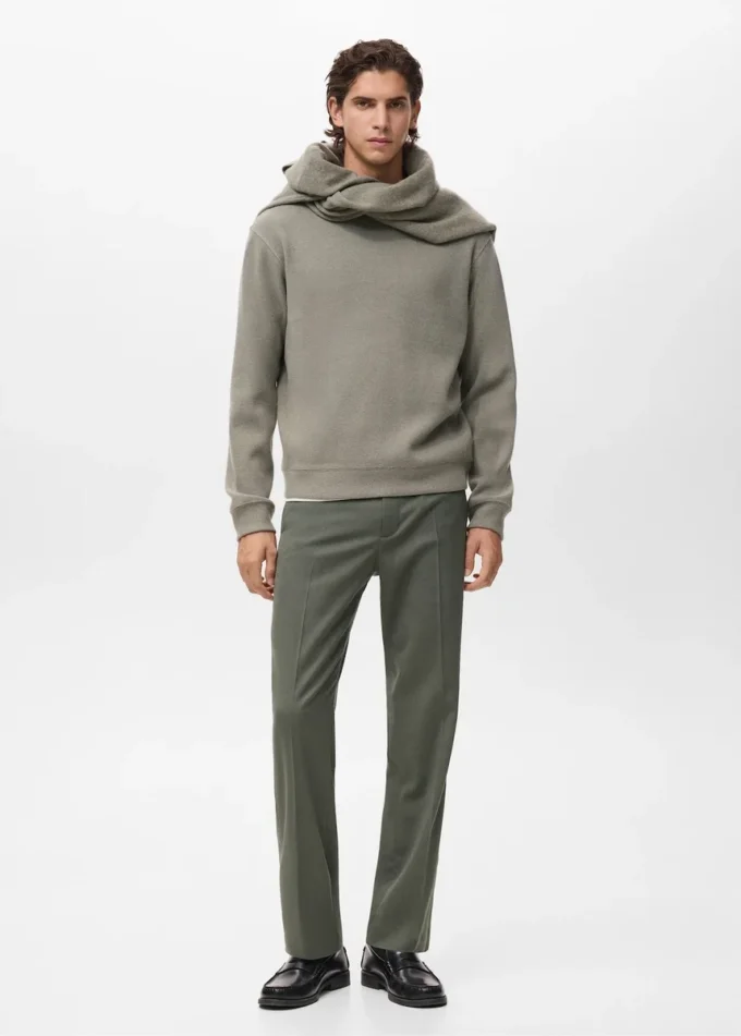 Felpa in maglia vestibilità regolare Felpa in maglia vestibilità regolare