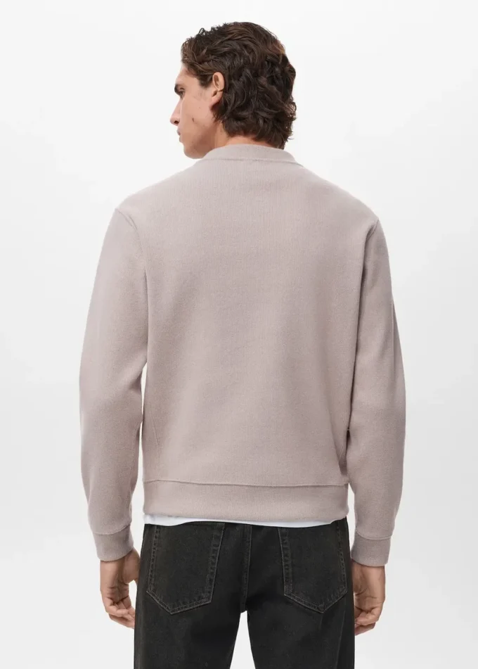 Felpa in maglia vestibilità regolare Felpa in maglia vestibilità regolare