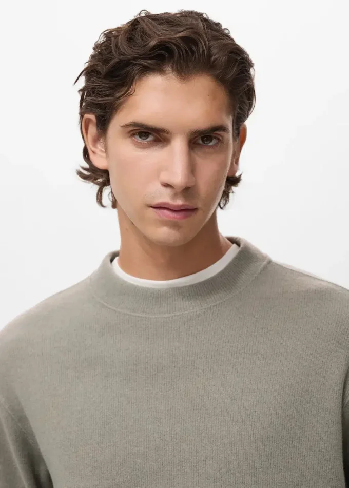 Felpa in maglia vestibilità regolare Felpa in maglia vestibilità regolare