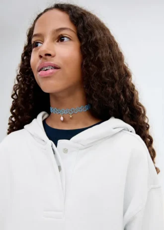 Felpa oversize con cappuccio