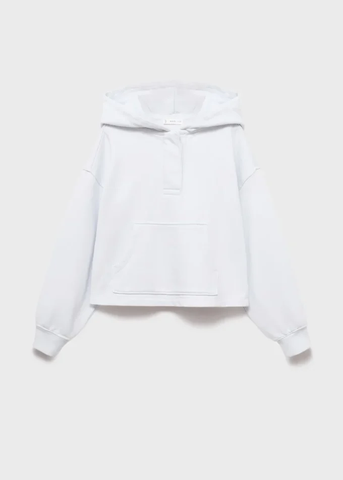 Felpa oversize con cappuccio