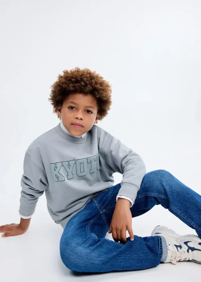 Felpa oversize in cotone Felpa oversize in cotone