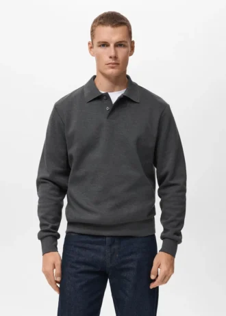 Felpa polo vestibilità regolare