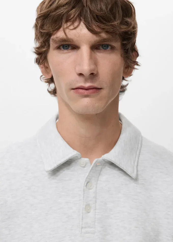 Felpa polo vestibilità regolare Felpa polo vestibilità regolare