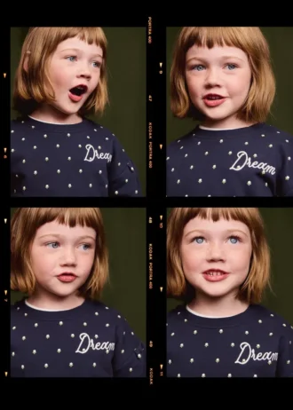 Felpa ricamata con motivo floreale