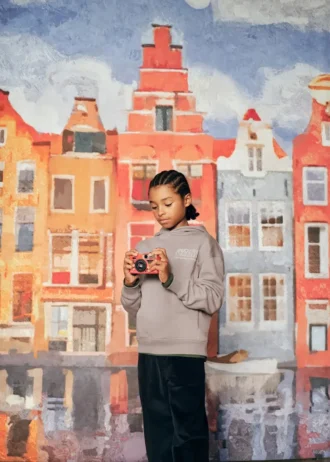 Felpa stampata in rilievo