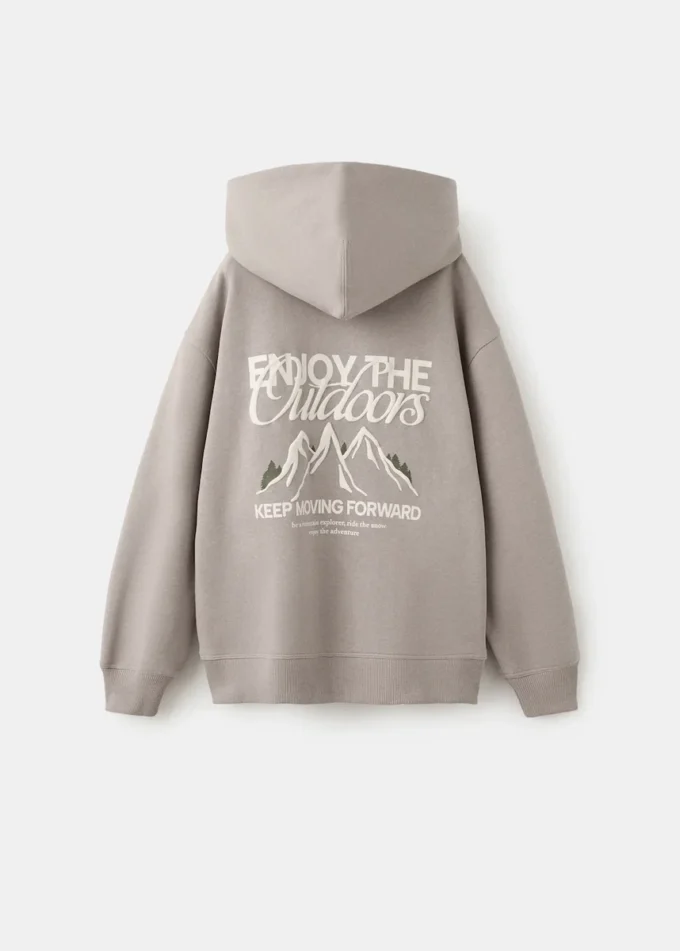 Felpa stampata in rilievo Felpa stampata in rilievo