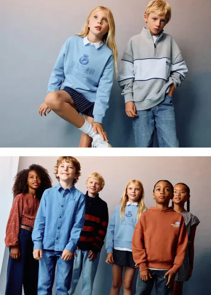 Felpa stampata ricamata Felpa stampata ricamata