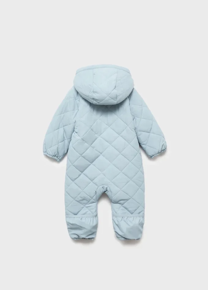 Felpa trapuntata con fodera in shearling Felpa trapuntata con fodera in shearling