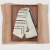 Foulard 100% lana con stampa geometrica