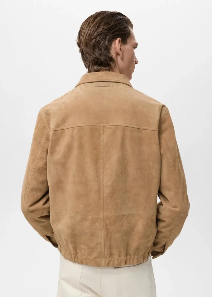 Giacca 100% pelle con tasche Giacca 100% pelle con tasche