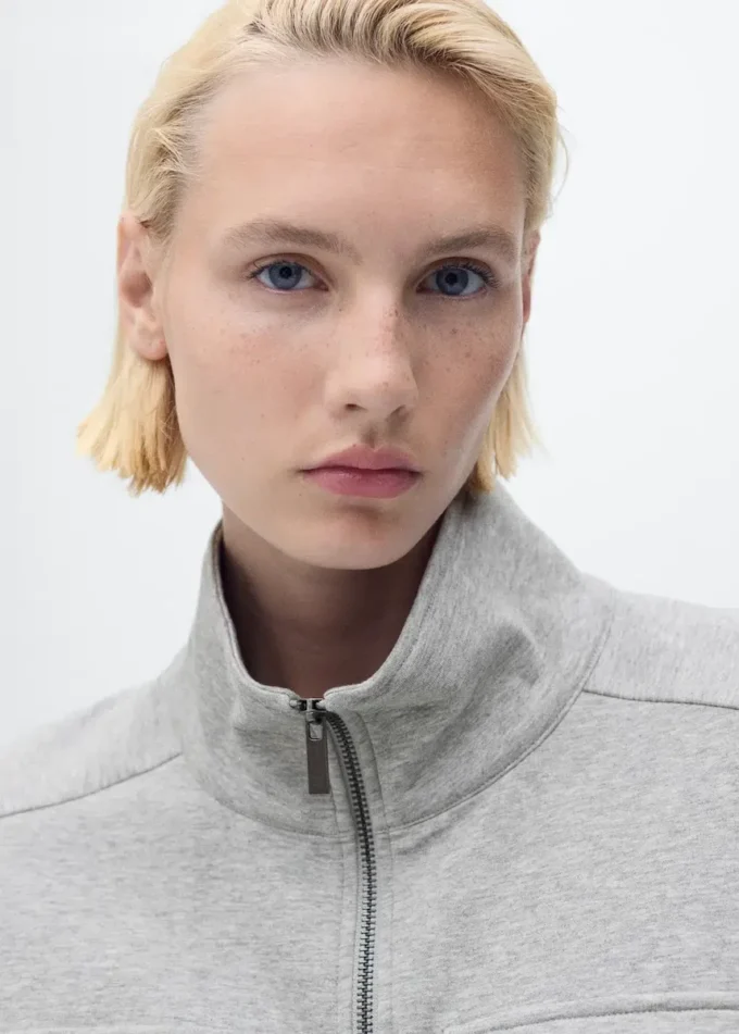 Giacca a maniche corte con cintura regolabile in vita Giacca a maniche corte con cintura regolabile in vita