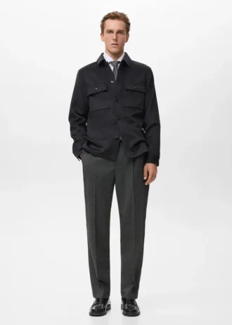 Giacca a quadri in misto lana Giacca a quadri in misto lana