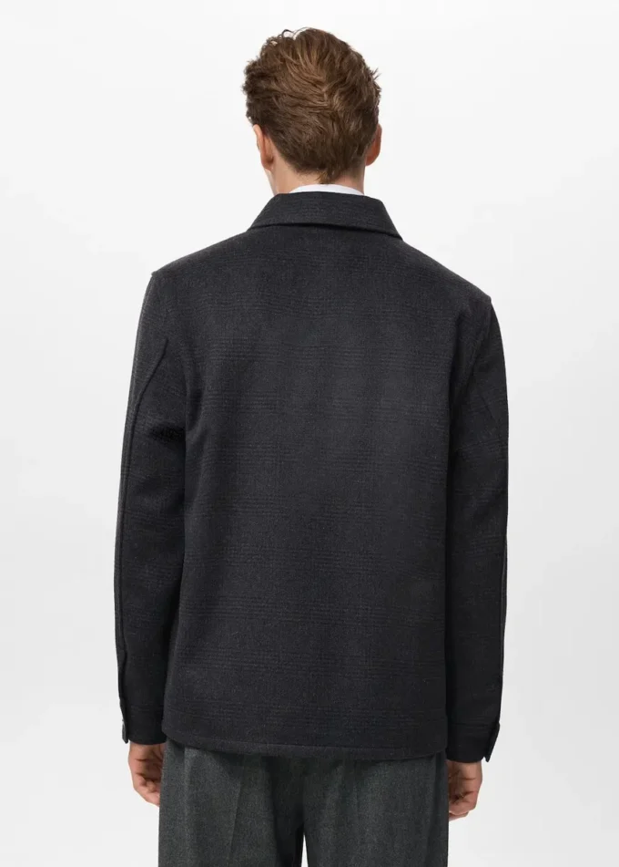 Giacca a quadri in misto lana Giacca a quadri in misto lana