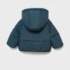 Giacca a vento con cappuccio effetto shearling Giacca a vento con cappuccio effetto shearling