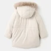 Giacca a vento con cappuccio effetto shearling Giacca a vento con cappuccio effetto shearling