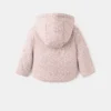 Giacca a vento foderata in shearling con motivo floreale Giacca a vento foderata in shearling con motivo floreale