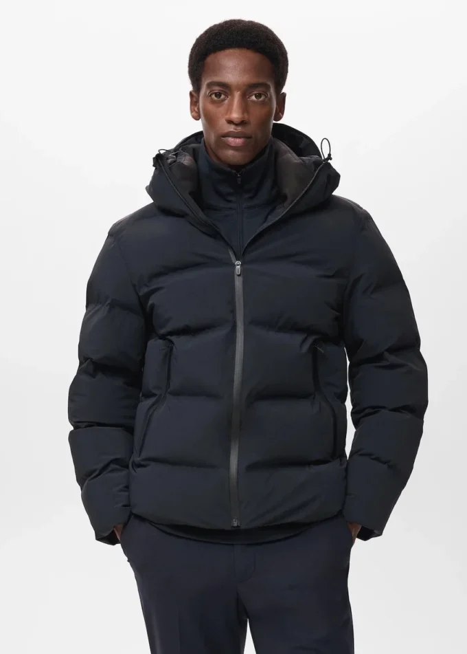 Giacca a vento trapuntata impermeabile