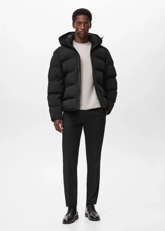 Giacca a vento trapuntata impermeabile