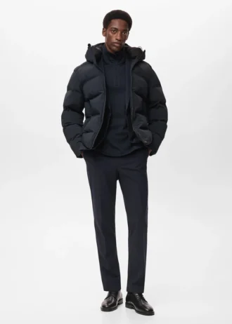 Giacca a vento trapuntata impermeabile