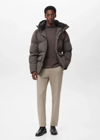 Giacca a vento trapuntata impermeabile