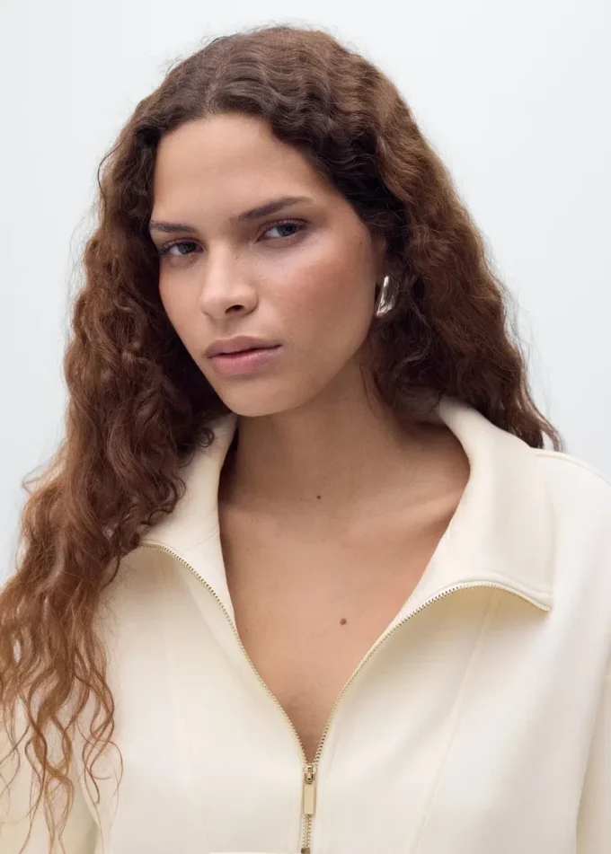 Giacca con maniche a tre quarti e tasche Giacca con maniche a tre quarti e tasche